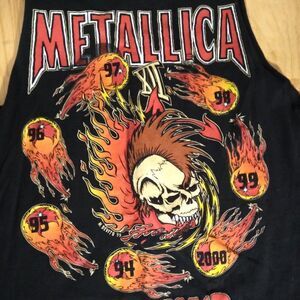 Vintage Distressed M2K Metallica Club Metclub Enter The Millenica T-Shirt